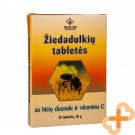 MEDICATA Pollen Tablets with Bee Bread and Vitamin C 1.5 g 20 tablets