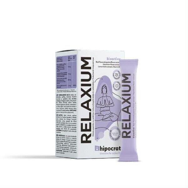 Hipocrat Relaxium 10 Gel Packs Fatigue Relax Sleep Stand Supplement