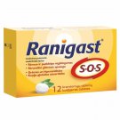 RANIGAST S-O-S 12 Chewable Tablets Heartburn and Increased Acidity Supplement