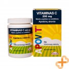 TAKEDA APOVIT Vitamin C 200 mg 70 Chewable Orange Flavour Tablets Tasty