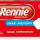 Rennie Spearmint Tablets Heartburn Relief 24 tab.