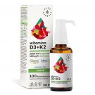 Aura Herbals Vitamin D3 2000 IU + K2 Vegan Drops, 50 ml