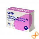 AMBIO Vitamin C With Citrus Bioflavonoids 30 Prolonged Effect Tablets Supplement