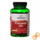 SWANSON Flaxseed Oil 1000mg 100 Capsules Cardiovascular Health Supplement