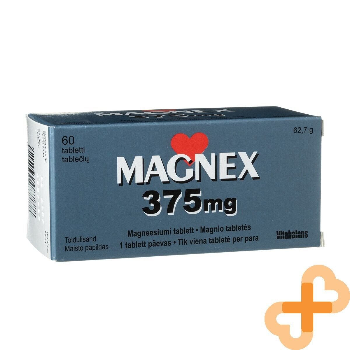 MAGNEX 375mg 60 Tablets For Normal Muscle Brain And Nervous System Function