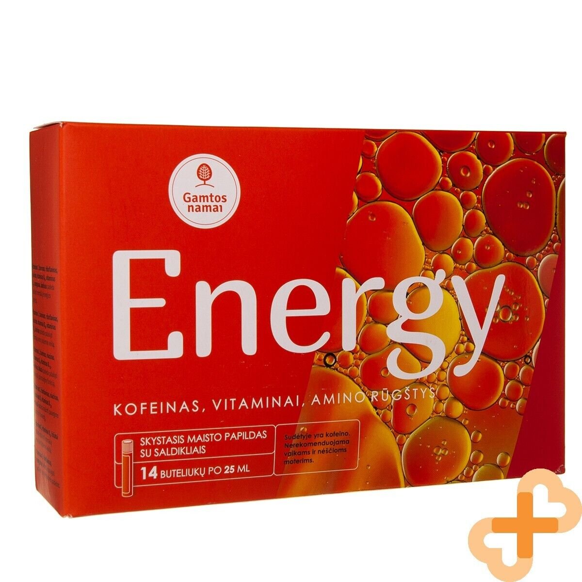 GAMTOS NAMAI Energy Liquid Supplement 14 x 25ml Brain Function Nervous System