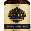 ROYAL JELLY Supplement w/ BEE POLLEN & PROPOLIS Immune System Booster raw pure