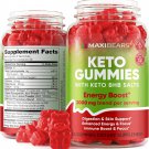 Keto Gummies - Delicious Low-Carb Snack to Boost Ketosis, Metabolism & Energy - Supports Digestion