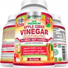 FRESH HEALTHCARE Apple Cider Vinegar Capsules Max 1740mg with Mother - 100% Natural & Raw