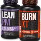 Jacked Factory Burn XT Thermogenic Fat Burner & Lean PM Nighttime Weight Loss Supplement