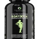Colon Cleanser Detox. Premium 15 Day Fast-Acting Detox Cleanse Diet Pills, Probiotic, Fiber
