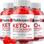 (3 Pack) Platinum Keto ACV Gummies - Official - Keto Platinum ACV Advanced Formula Shark Plus