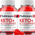 (2 Pack) Platinum Keto ACV Gummies - Official - Keto Platinum ACV Advanced Formula Shark