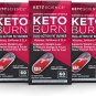 Keto Science Keto Burn Dual-Action Fat Burner Capsules, Supports Weight Loss, Boost Metabolism