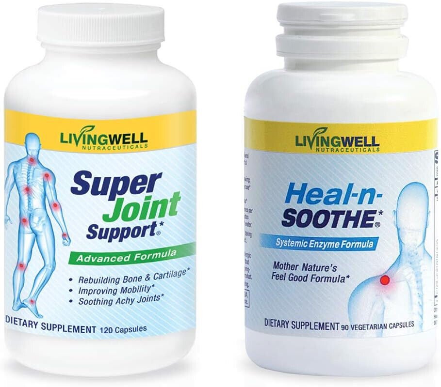 HEALNSOOTHE and Super Joint Support Natural Joint Supplements