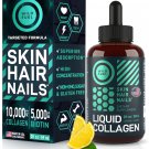 Liquid Collagen Peptides with Biotin Vitamins for Hair Skin and Nails