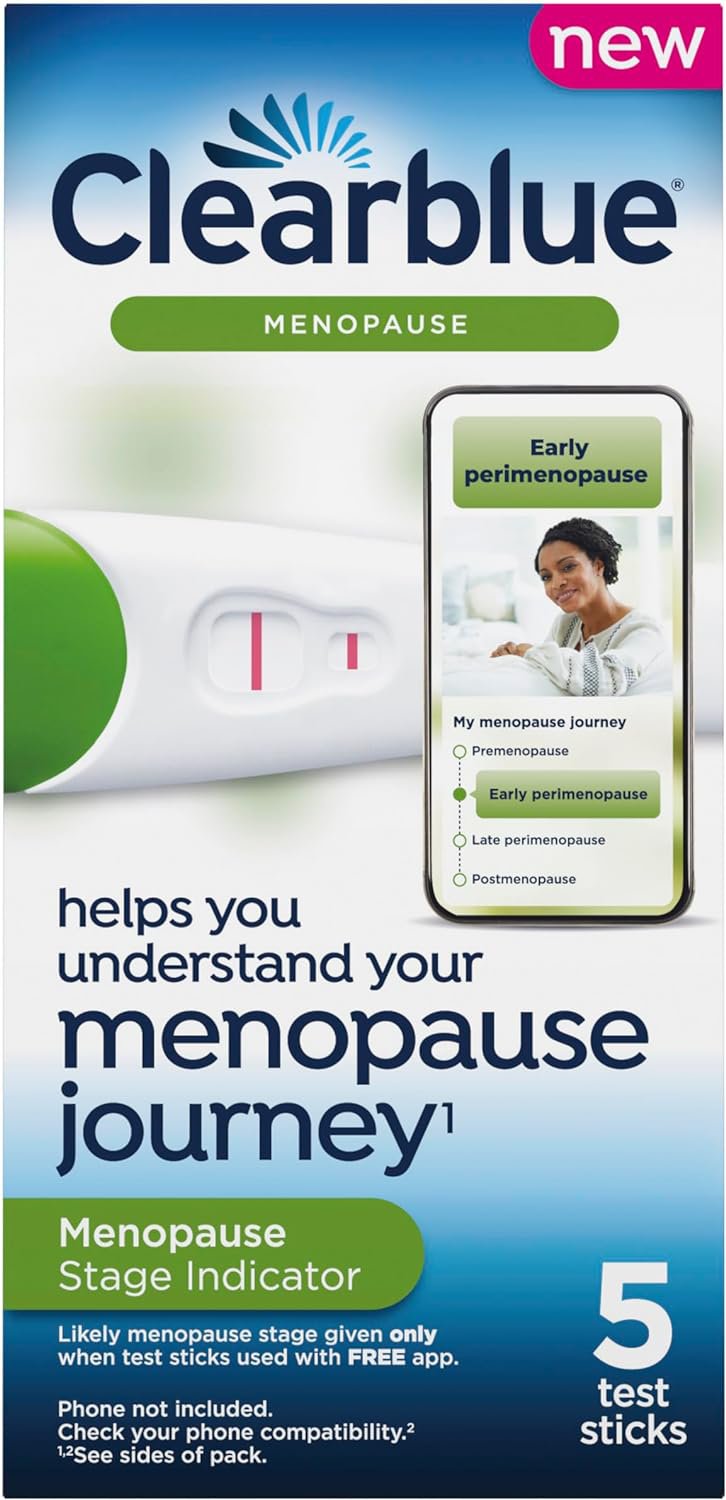 Clearblue Menopause Stage Indicator At Home Fsh Hormone Test Kit For Women 0433