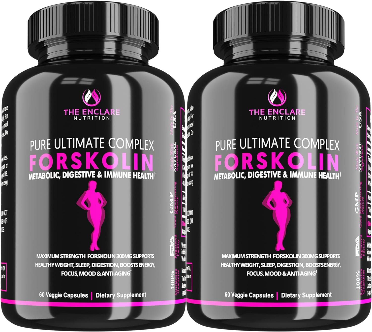 Forskolin Supplement Diet Pills for Women & Men, Reduce Intake