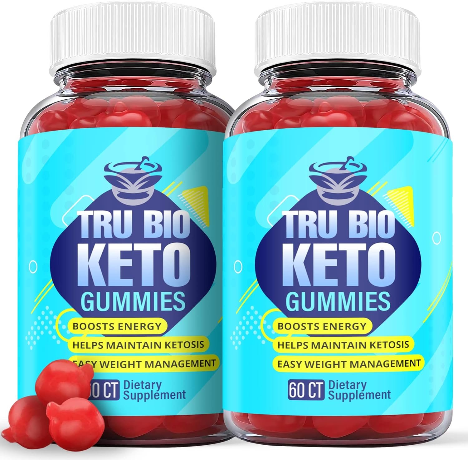 Ark Labs Tru Bio Keto Gummies, Tru Bio Keto ACV Gummies (2 Pack)