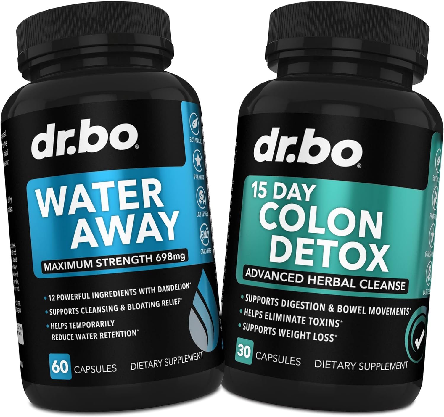 Water Pills Diuretics for Water Retention 15 Day Colon Cleanser Detox