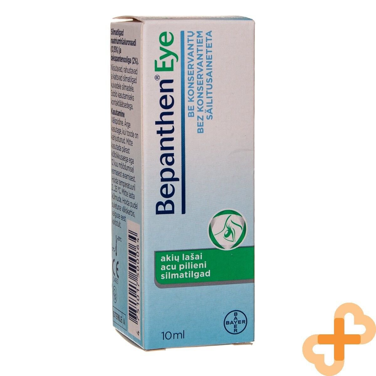 BEPANTHEN EYE Drops 10 ml Without Preservatives Moisturizing Lubricating