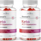 XtremeFit Keto ACV Gummies Weight Loss - 1500mg Once a Day, Strong Time Released Advanced Ketogenic
