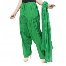 Shining Salwar & Dupatta For Women And Girls Dark Green