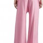 Attractive Solid Regular Shining Palazzo for Women and Girls Baby Pink