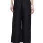 Attractive Solid Regular Shining Palazzo for Women and Girls Black