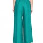 Attractive Solid Regular Shining Palazzo for Women and Girls Blue Green