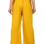 Attractive Solid Regular Shining Palazzo for Women and Girls Dark Yellow