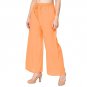 Attractive Solid Regular Shining Palazzo for Women and Girls Peach
