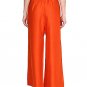 Attractive Solid Regular Shining Palazzo for Women and Girls Dark Orange