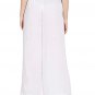 Attractive Solid Regular Shining Palazzo for Women and Girls White