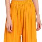 Attractive Solid Regular Shining Rayon Palazzo for Women and Girls Orange Yellow