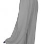 Attractive Solid Regular Shining Rayon Palazzo for Women and Girls Silver