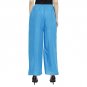 Attractive Solid Regular Shining Rayon Palazzo for Women and Girls Sky Blue