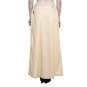 Namisha Solid Regular Shining Straight Full Cotton Petticoat for Womans and Girls Beige