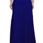 Namisha Solid Regular Shining Straight Full Cotton Petticoat for Womans and Girls Royal Blue