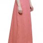 Namisha Solid Regular Shining Straight Full Cotton Petticoat for Womans and Girls Carrot Pink