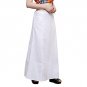 Namisha Solid Regular Shining Straight Full Cotton Petticoat for Womans and Girls White