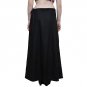 Namisha Solid Regular Shining Straight Full Cotton Petticoat for Womans and Girls Black