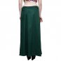 Namisha Solid Regular Shining Straight Full Cotton Petticoat for Womans and Girls Green Pine