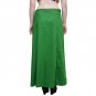 Namisha Solid Regular Shining Straight Full Cotton Petticoat for Womans and Girls Dark Green