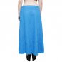 Namisha Solid Regular Shining Straight Full Cotton Petticoat for Womans and Girls Sky Blue