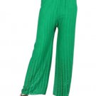 Designer Modern Embroidery Rayon Palazzo Women & Girls Dark Green