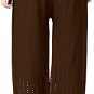 Designer Modern Embroidery Rayon Palazzo Women & Girls Brown