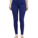 Alisha Women's & Girl's Slim Fitting Cotton Leggings Dark Blue