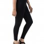 Alisha Women's & Girl's Slim Fitting Cotton Leggings Black