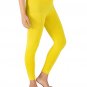 Alisha Women's & Girl's Slim Fitting Cotton Leggings Yellow